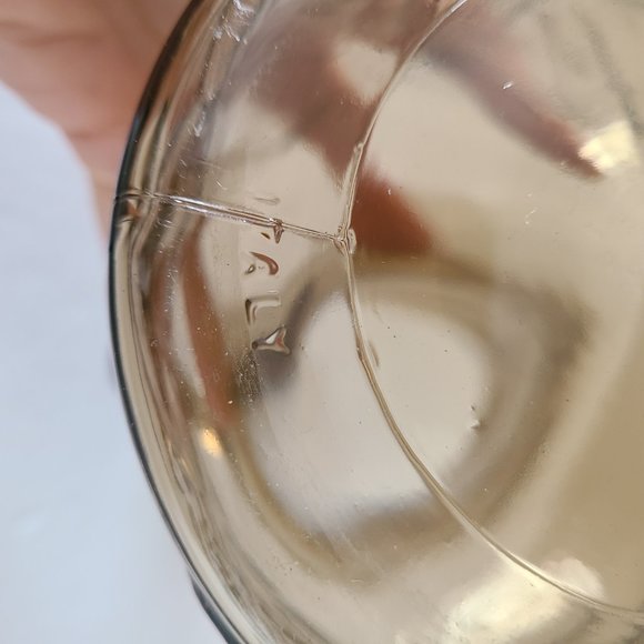 Vintage Hazel Color Glass Water Lemonade Pitcher. - Picture 6 of 7